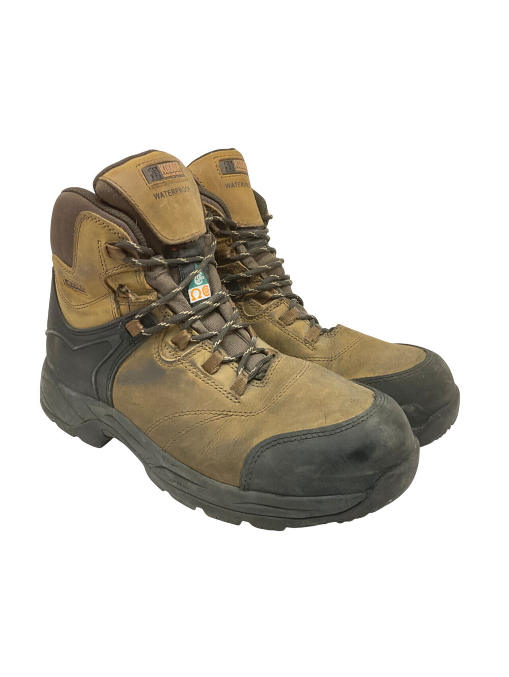 Kodiak Men's Journey 6" CTCP Safety Work Boots Brown/Black Size 13M